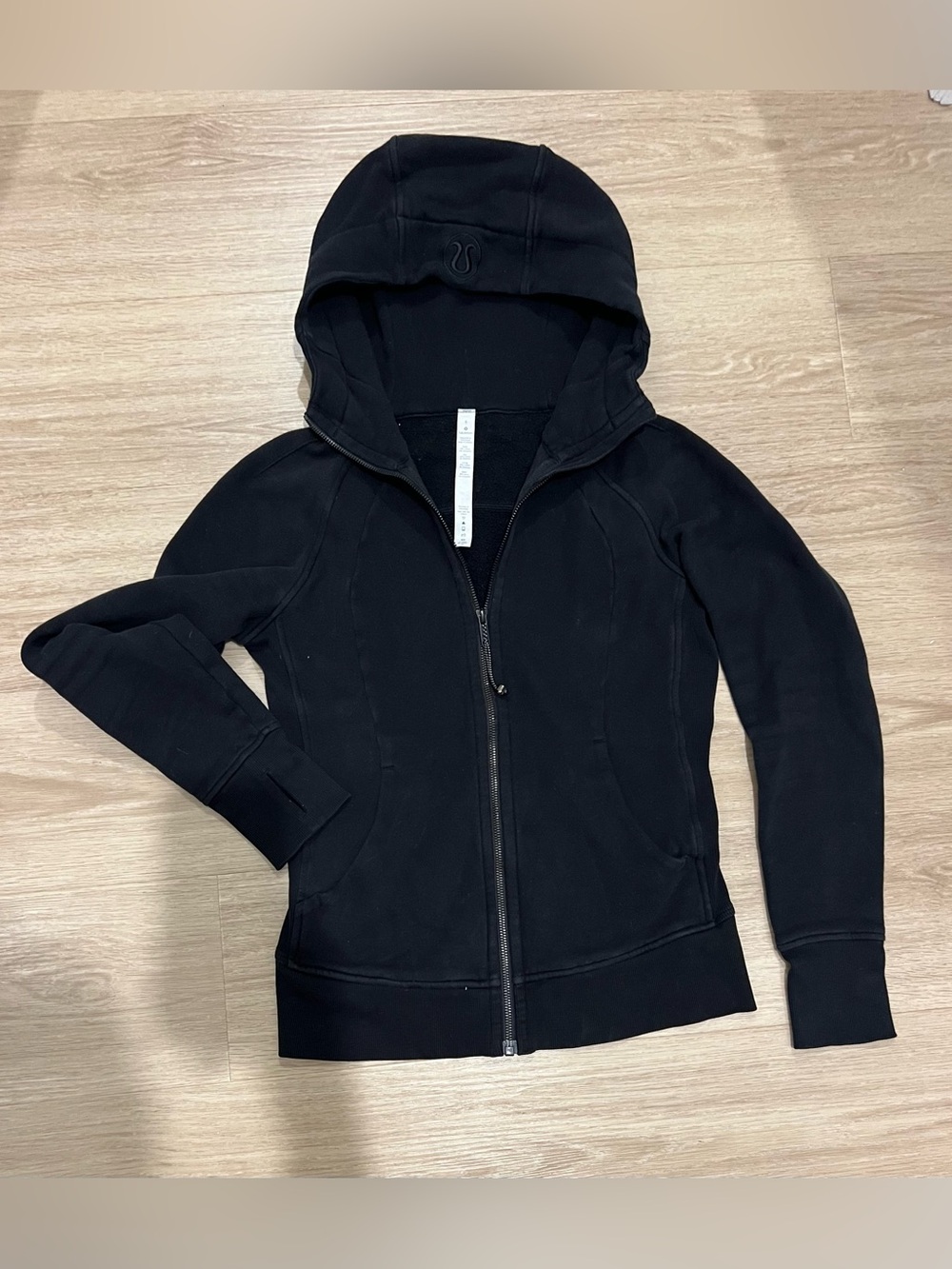 lululemon athletica Black Full-Zip Hoodie Jacket